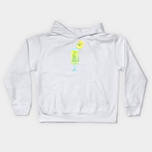 cocktail with lime Kids Hoodie